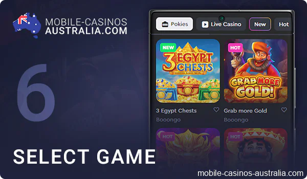 Start playing at Australian casino on android device