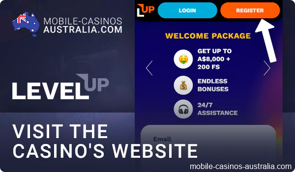 Discover Australia's LevelUp casino and start registering