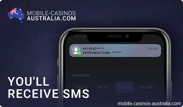 Confirm phone payment via sms to mobile online casino