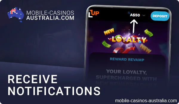 Wait for funds to be credited to your mobile casino account