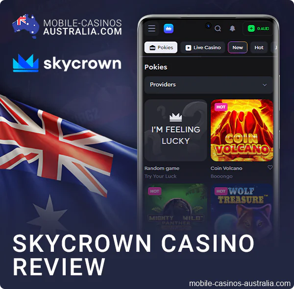 SkyCrown Mobile Casino - Australian casino review